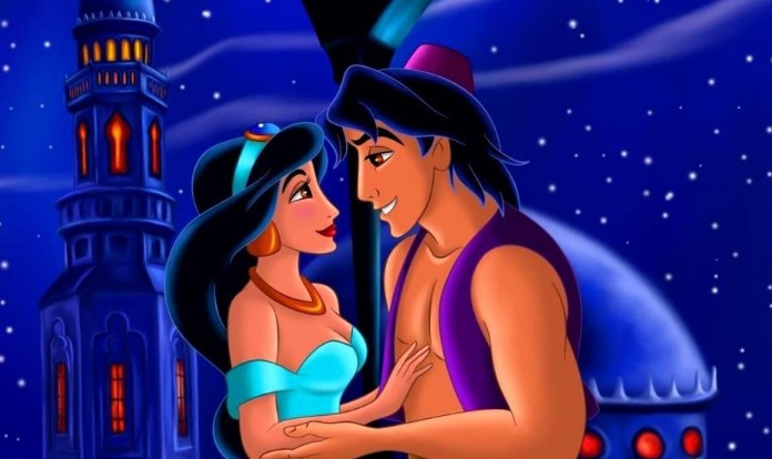 Princesas Disney - Jasmim e Alladin