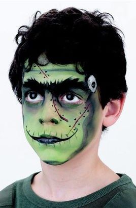 Ideias de maquiagens de Halloween para crianças8