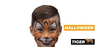 halloween tigre feroz