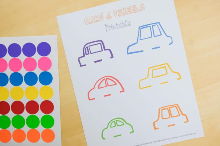 Carros para aprender as cores letras e números2